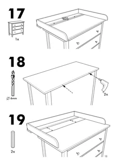 کمد تعویض کودک Hemnes - IKEA-Hack