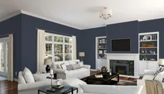 25 مورد از بهترین گزینه های رنگ آبی رنگ برای اتاق های خانواده