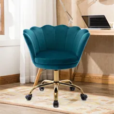 صندلی کار Segmart با قابلیت تنظیم ارتفاع و چرخش ، ظرفیت 250 پوند ، سبز - Walmart.com