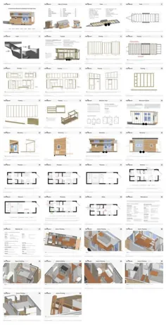 نقشه های طبقه کوچک خانه ما (فقط PDF ساخت) |  پروژه کوچک