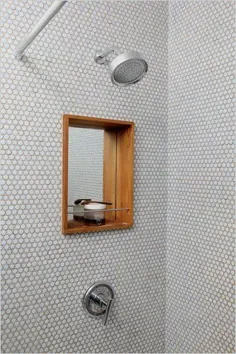 طراحی: کاشی های پنی در حمام |  کابانای سفید