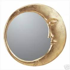 آینه زیبا و زیبایی موم با پوشش طلایی