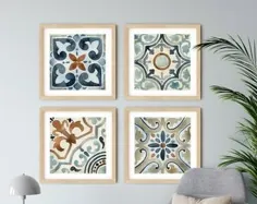 Talavera Tile Wall Art Azulejo کاشی پرتغالی هنر مکزیکی | اتسی