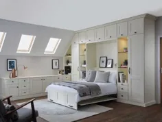 تختخوابی دیواری ورونا در آلبستر سفید |  سازندگان مبلمان استراچان