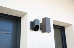 دوربین HD در فضای باز Somfy برای سیستم های امنیتی خانگی - دستگاه هوشمند با برنامه یکپارچه و نصب ساده ، آنتراسیت خاکستری