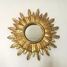 آینه خورشید طلایی 50 سانتی متر |  Vinterior