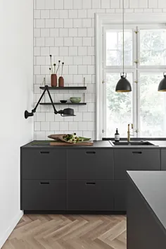 Køkken fronter til Ikea.  & SHUFL همانطور که طراحی شده است.