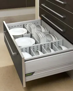 15 تنظیم کننده کشوی آشپزخانه - برای یک دکوراسیون تمیز و بدون سر و صدا