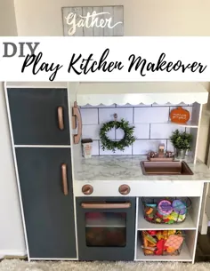 DIY Play Kitchen Makeover - کریستن هریسون