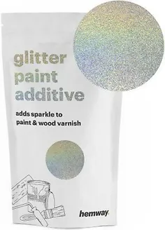 Glitter Wall Paint Microfine 0.1 mm Additive Hemway for Emulsion Bedroom Kitchen | eBay