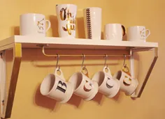 قفسه لیوان قهوه DIY |  الهام دوقلو