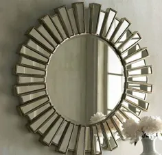 7 آینه فوق العاده سایز خورشید - قطعات بیانیه بزرگ برای اتاق نشیمن شما -