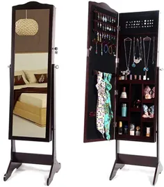 Ybriefbag-Home کابینت طلا و جواهر آینه ایستاده