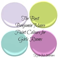 بهترین رنگهای بنجامین مور برای اتاق دختران - Kylie M Interiors