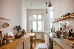 یک آپارتمان خلاق در برلین "فرانسوی با West Coast" دیدار می کند