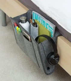 OBI Living با کیفیت عالی و محکم کنار تخت خواب / سازماندهی کنار تخت با عینک رایگان CASE!  محکم ترین فضای ذخیره سازی تختخواب موجود.  کمد شب کامل شناور ، لوازم جانبی اتاق خواب و غیره