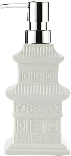 SKL HOME by Saturday Knight Ltd. Vern Yip Chinoiserie Lotion / Soap Dispenser، White