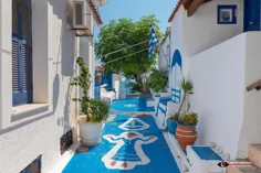 یونان - ساموس - خیابان آبی در فیثاغوریون