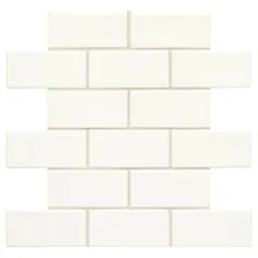 خط شروع سفید Olean White Gloss 12 در 12 x 12 اینچ کاشی دیوار کاشی موزاییک لعابدار کاشی دیواری نمونه Lowes.com