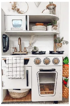 DIY Boho Modern Play Kitchen »زیبا و کوچک