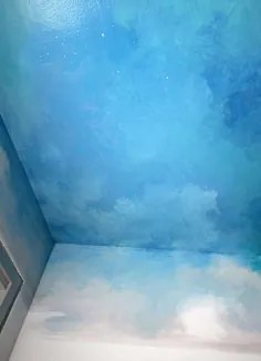 نقاشی دیواری سقف آسمان شب - استودیوهای نقاشی دیواری مورگان