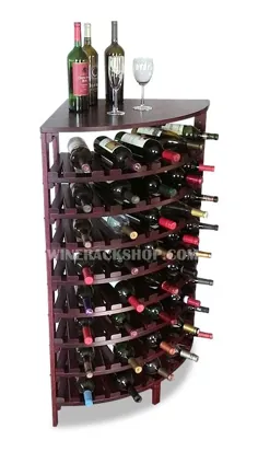 Rack Wine Rack منحصر به فرد 40 بطری بطری های شما را به سبک ذخیره می کند