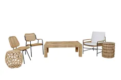 صندلی کناری بافته شده دانمارکی - باغ های Mecox