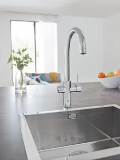 مخلوط کن سینک ظرفشویی Grohe C-Spout