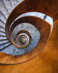 خیره کننده ترین پله های مارپیچ زوریخ را از کجا می توان پیدا کرد