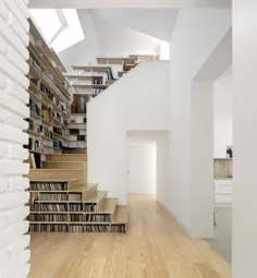 معماری کتابخانه خانگی: 63 طراحی قفسه کتاب هوشمند و خلاق