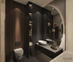 حمام ELEGANT #PUJORSARCHITECTS # طراحی # طراحی داخلی
