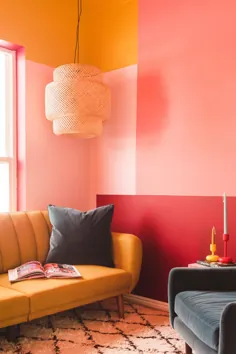 دکوراسیون اتاق مهمان Colorblock با Behr - خانه ای که لارس ساخته است