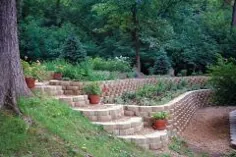 دیواری باغ کیستون |  سیستم های دیوار حائل Keystone