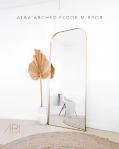 آینه کف قوس دار آلبا |  حمام و فضای داخلی ABI
