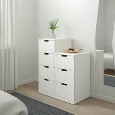 کمد 7 کشوی NORDLI - سفید - IKEA