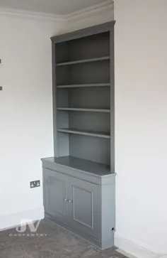 کابینت ، قفسه کتاب و قفسه کتاب آلکوف نصب شده |  JV نجاری