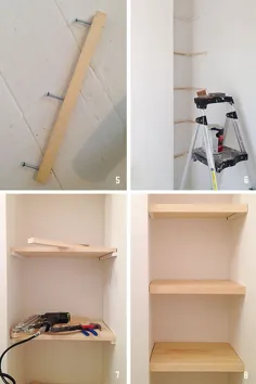 چگونه می توان یک میز کار ساده شناور + قفسه ساخت!  |  دانیل کانتر