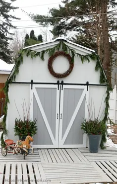 تزئین خانه کریسمس در مزرعه: او ریخت - خانگی هوسیر