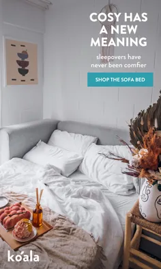 مبل تختخواب شو Koala مهمانان را آسان می کند.