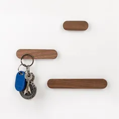 دارنده کلید چوبی نوردیک مغناطیسی Minimalism خلاق