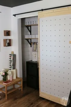 درب کشویی پارچه ای DIY - زندگی مدرن و کوچک