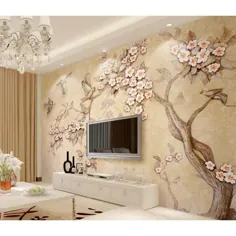 تصویر زمینه سه بعدی شاخه گل 1267 تصویر زمینه نقاشی دیواری دیوار نقاشی دیواری دیوار نقاشی دیواری قابل جابجایی