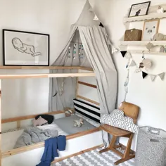23 هک تخت خواب سرگرم کننده و افسانه KURA برای اتاق بچه های شما - IKEA Hackers