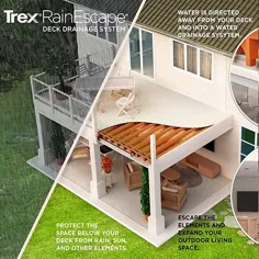 چرا باید یک سیستم زهکشی عرشه نصب کنید - Trex RainEscape