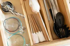 آشپزخانه خود را با سازماندهی کشو برای خوب سازماندهی کنید |  جولی بلانر