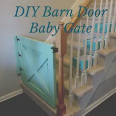DIY Barn Door Baby Gate از پالت خارج شده است