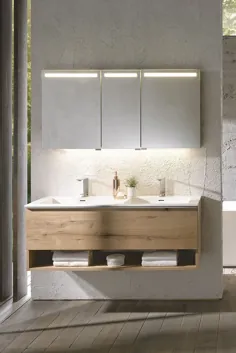 حمام V-Alpin توسط Voglauer ساخته شده از بلوط قدیمی rustiko |  Möbel Letz - متخصص مبلمان شما