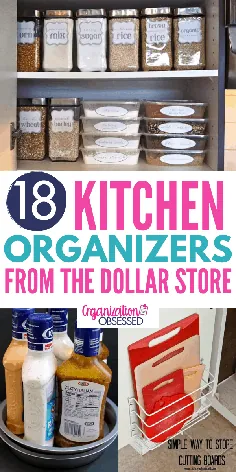 18 ایده سازماندهی آشپزخانه از فروشگاه دلار