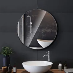 آینه دیواری دایره ای