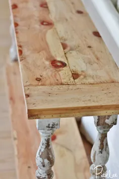 میز مبل احیا شده DIY [آموزش] - ترشی